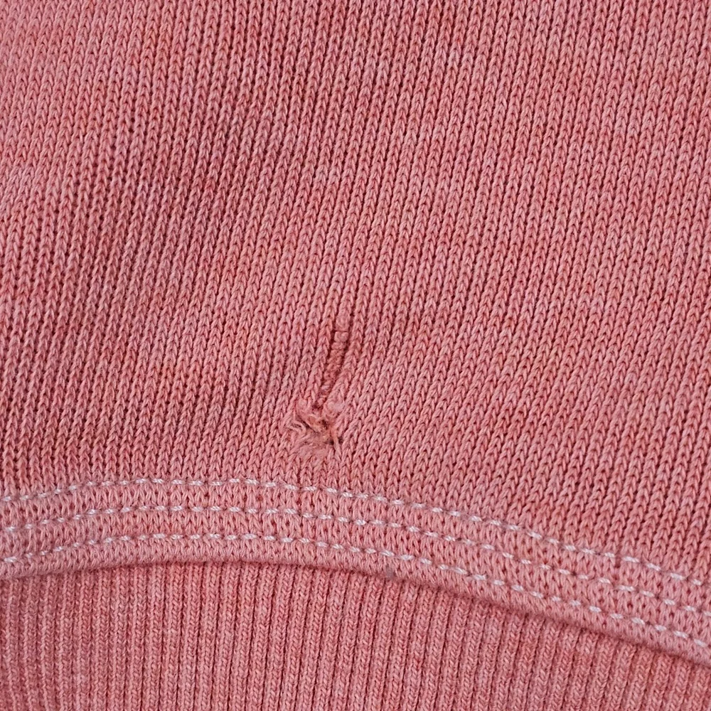 Tommy Bahama Mens XXL Coral Pink Quarter Zip Pullover Sweatshirt Casual